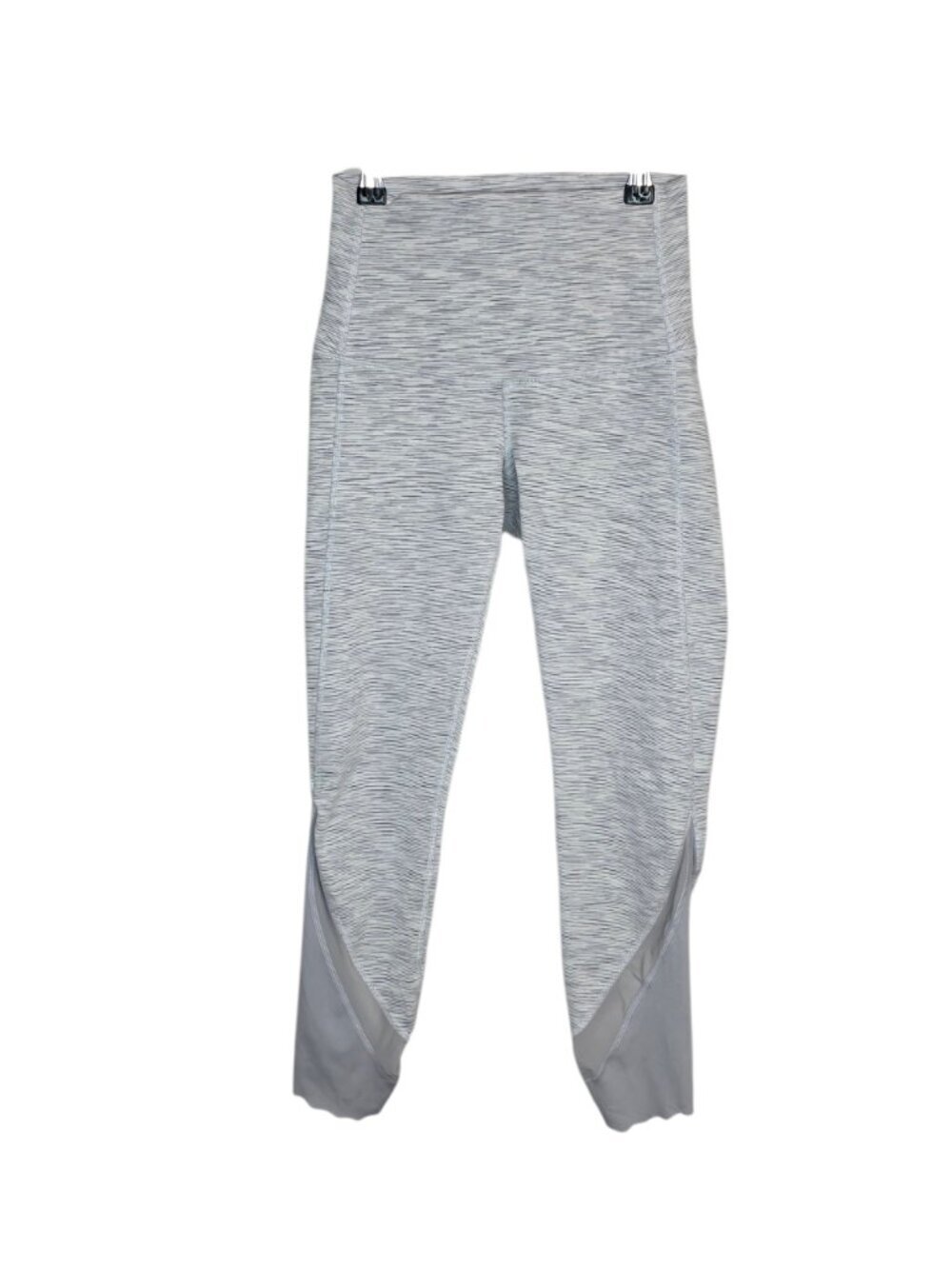 Lululemon Wunder Under Crop High-Rise *Roll Down Scallop Full-On Luxtreme, Sz 4